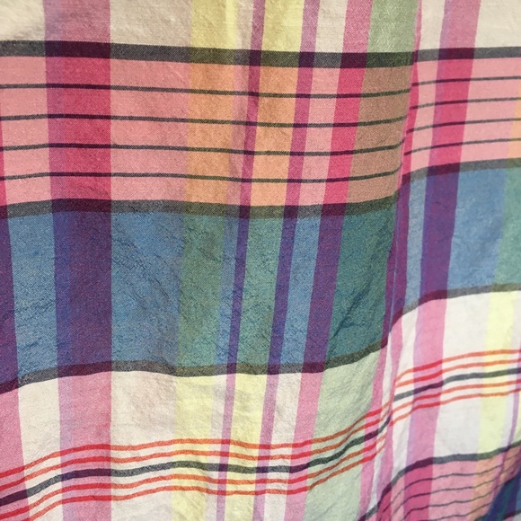 J.Crew | Silk Blend Plaid Top - Picture 5 of 5